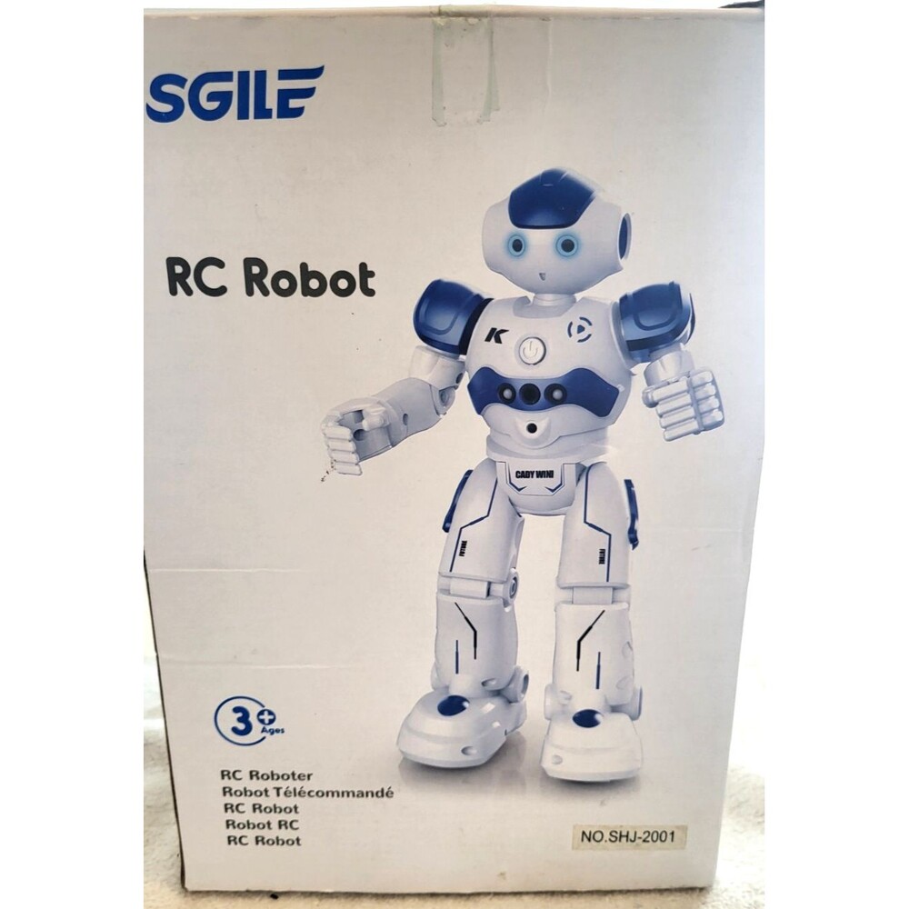 SGILE SHJ-2001 RC Robot Toy Gesture Sensing Programmable Remote Tested Works